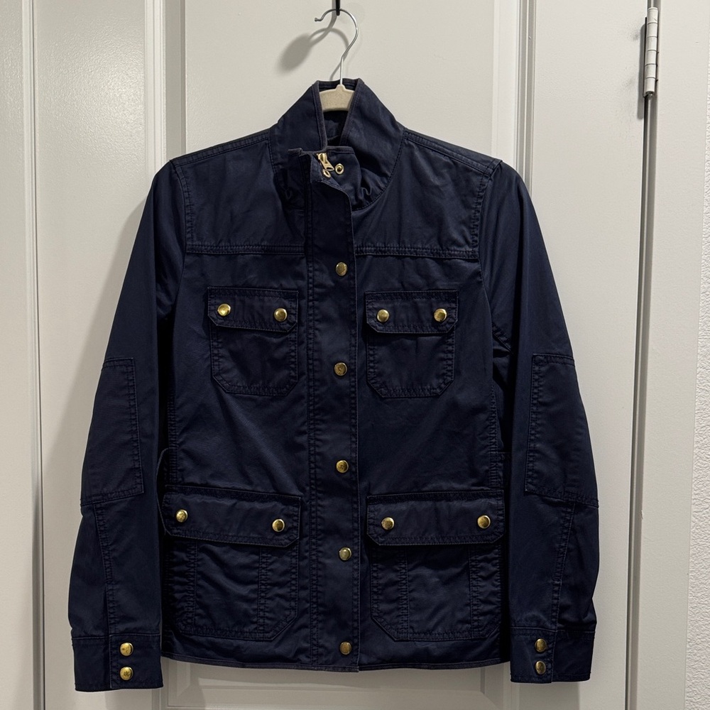 J. Crew Navy Blue Fitted Jacket